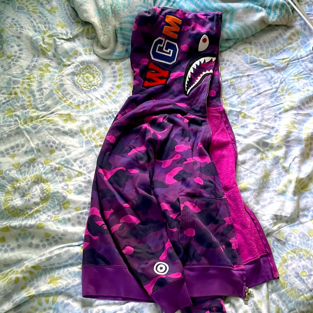 Bape Hoodie/Medium/Purple